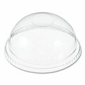 Dart Container Dart, Plastic Dome Lid, No-Hole, Fits 9-22 oz. Cups, Clear, 10PK DNR662